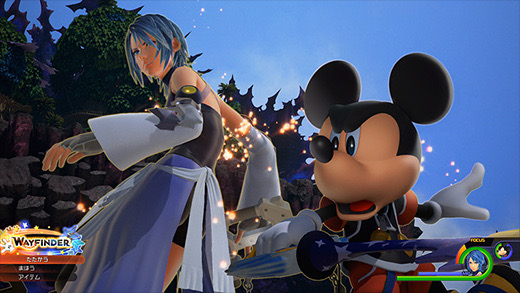 KINGDOM HEARTS 0.2 Birth by Sleep ゲーム画面
