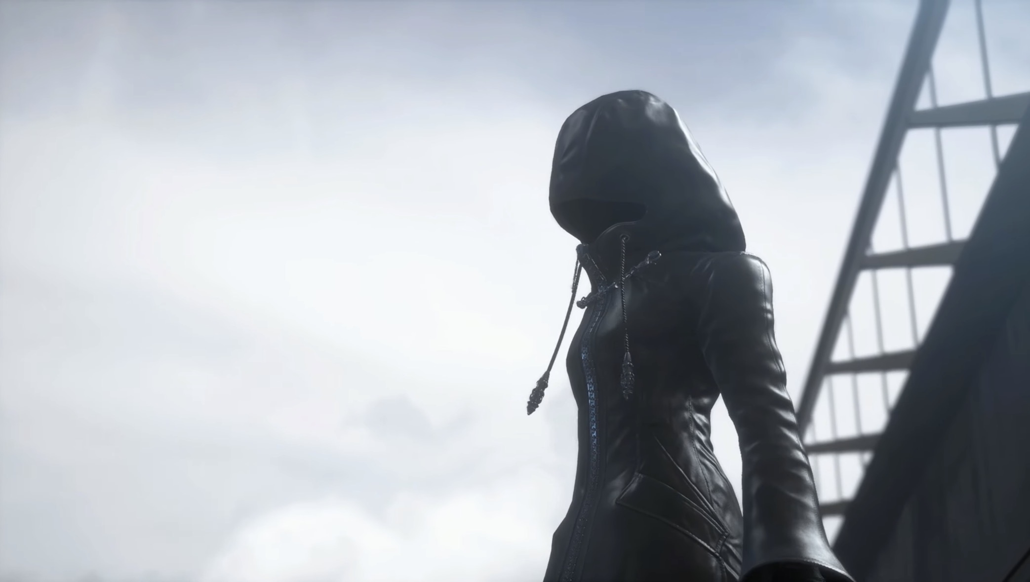 KH4 黒フード 謎の人物② 女性シルエット